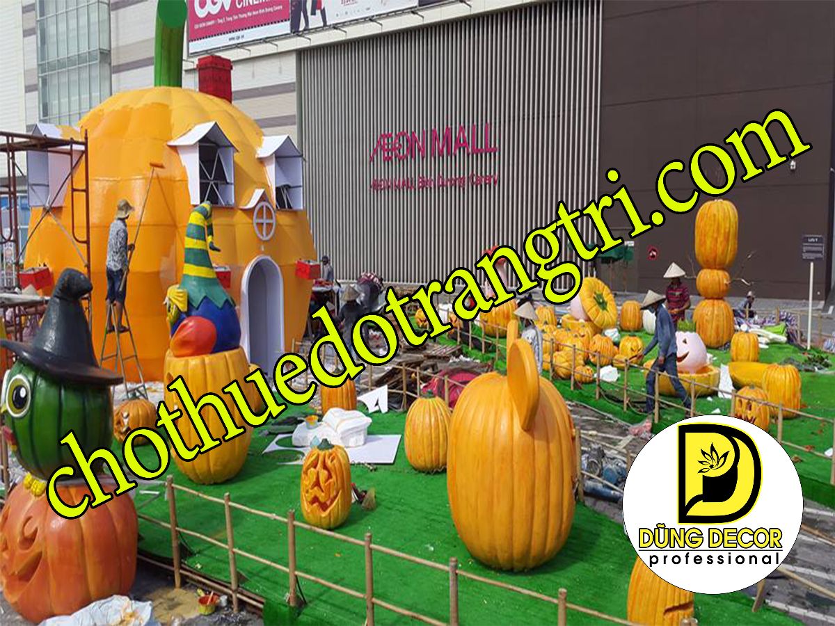 Trang trí lễ hội Halloween tại khu trung tâm mua sắm AEON MALL